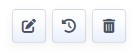 Alerts action buttons