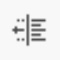 Decrease Indent icon
