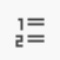 Numbered List icon