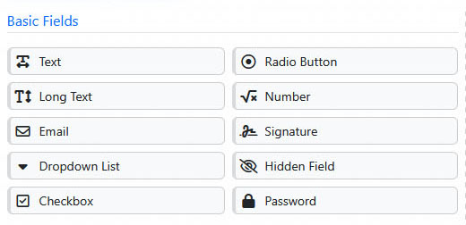 Field groups in Field Management