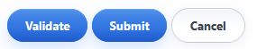 Validate, Submit, and Cancel buttons in Quick Add