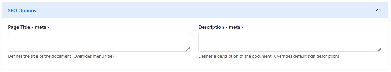 News SEO options