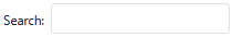 Redirects Manager search field