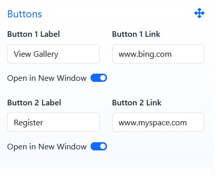 Slide button fields