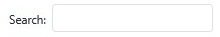 User Manager search field